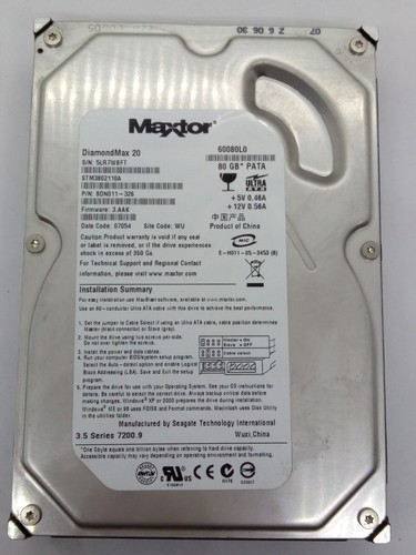 Maxtor diamondmax ide 80gb - maxtor,