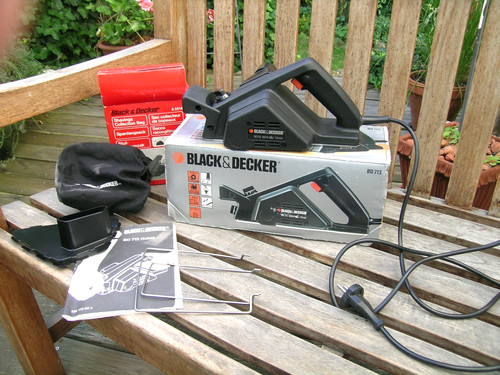 Black decker elektrohobel bd - elektrohobel,