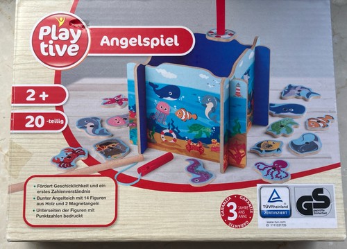 Angelspiel aus holz - aus,