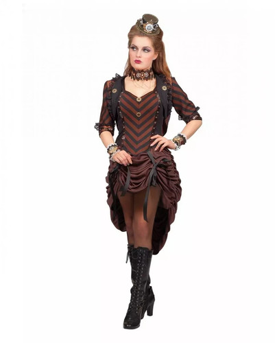 Steampunk kleid mit - kleid, bolero