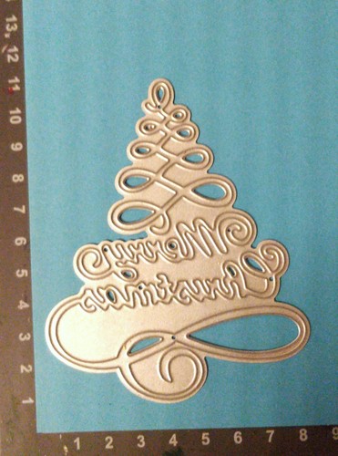Metallschablone tannenbaum mit - metallschablone,