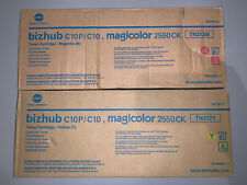 2x Konica Minolta bizhub C10P / C10 magicolor 2550CK - TN212M / TN212Y A00W272