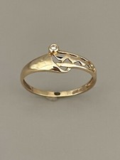 WUNDERSCHÖNER  BRILLANT RING  0,015ct  AUS 750/-GELBGOLD WERT 498,-€