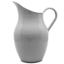 WC-Kanne Emaille grau