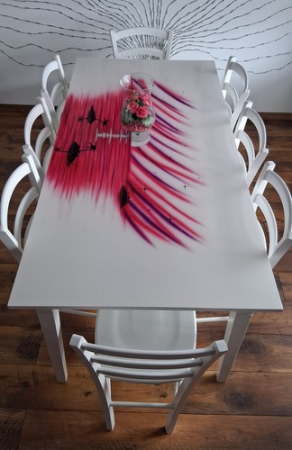 Esstisch airbrush designe 8 - esstisch,