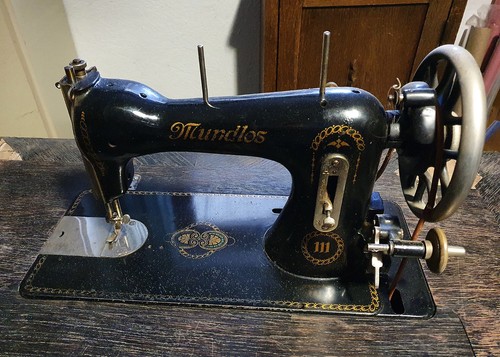 Antike mundlos nähmaschine - mundlos,