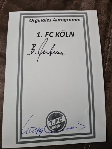 Unikat orig autogramme bernd - unikat.orig,