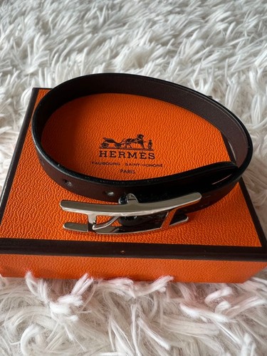 Hermes buckle ledergürtel - h,