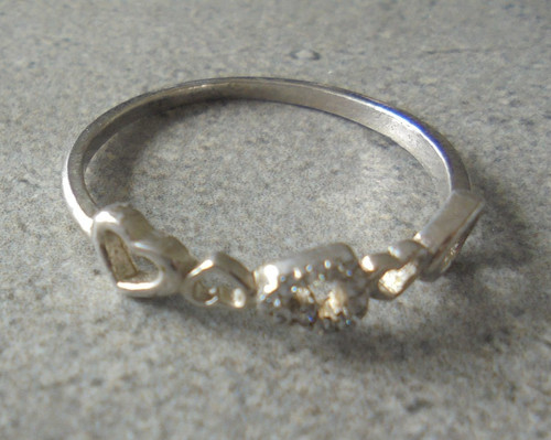 Zierlicher ring schmuck silber - ring,