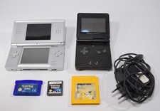 GAME BOY Advanced SP mit Pokemon Saphir & Diamant Edition + Nintendo DS Lite