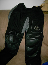 HE Motorradhose Gr.XL , Cordura,schwarz/grau, Gore Tex + Leder m. Innenhose
