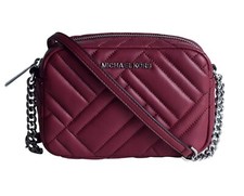 Michael Kors Damen Umhängetasche Tasche Leder VIVIANNE MD CAMERA BAG mulberry
