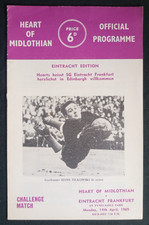 Orig. PRG / Programm  14.04.1969 HEART OF MIDLOTHIAN - EINTRACHT FRANKFURT ! TOP