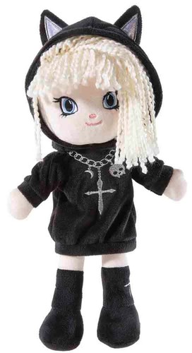 Gothic stoffpuppe poupetta - gothic,, stoffpuppe,