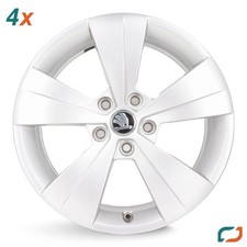 4x Alufelgen Original Skoda III Superb 3V 6,5x 17 Zoll ET41 Felgen 3V0601025A