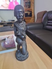 Afrikanische, handgeschnitzte Holz-Skulptur  80er Jahre  ca.35cm  aus Tansania