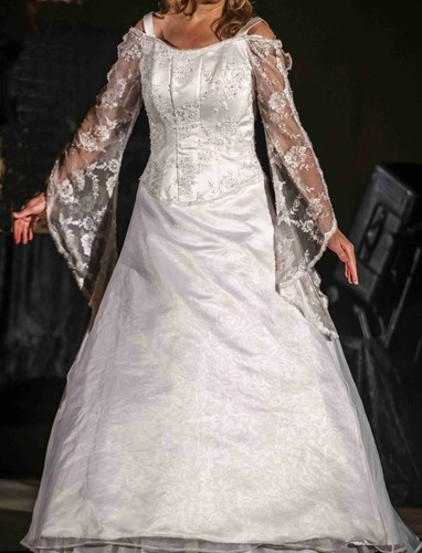 Korsagen brautkleid weißes - korsagen,