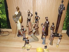 Afrikanische Figuren Frauen Afrika 14Stück Dekofiguren