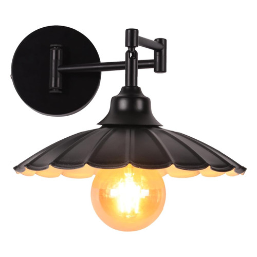 Wandleuchte retro schwarz mit - wandleuchte,