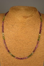 Tourmaline chain necklace