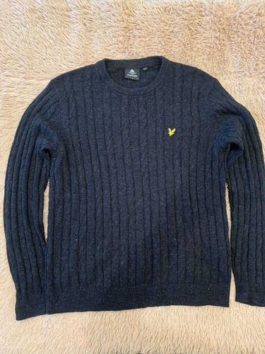 Men lyle scott sweater black - men, lyle&scott