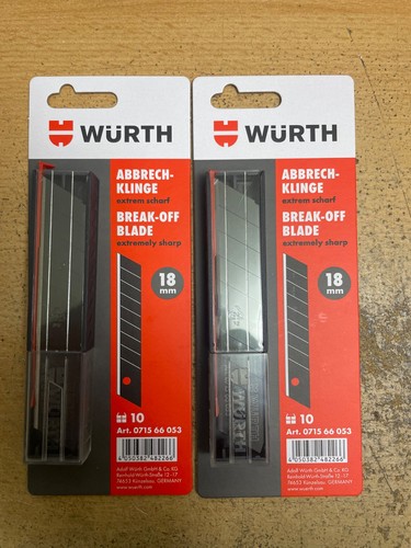 Würth abbrechklingen - 2x,