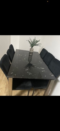 Esstisch mit granit - mit,
