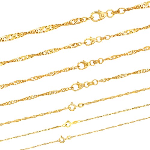 Edle goldkette singapurkette - edle,