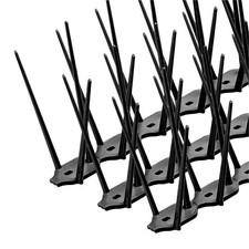 Taubenspikes Kunststoff 33cm Einfache Montage Stumpfe Spikes Vogelabwehr 3reihig