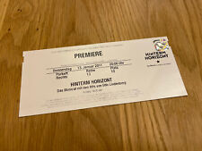 Udo Lindenberg Musical Hinterm Horizont Ticket Premiere 13.01.2011
