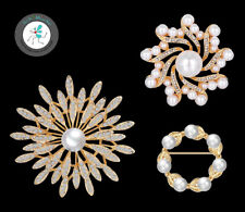 Brosche Weihnachten Kranz Schneeflocke Blume Advent Glücksbringer Geschenkidee