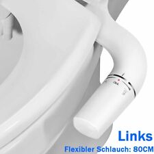 Dusch WC Aufsatz Bidet Doppeldüsen Intimdusche Toilette Sprühgerät Wasch Links