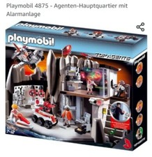 Playmobil Agenten-Hauptquartier 4875 mit Alarmanlage