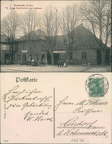 Ansichtskarte bad bramstedt - ansichtskarte,