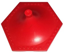 1x LEGO 4841 Fabuland Kettenkarussell Dach Rot (B-WARE)