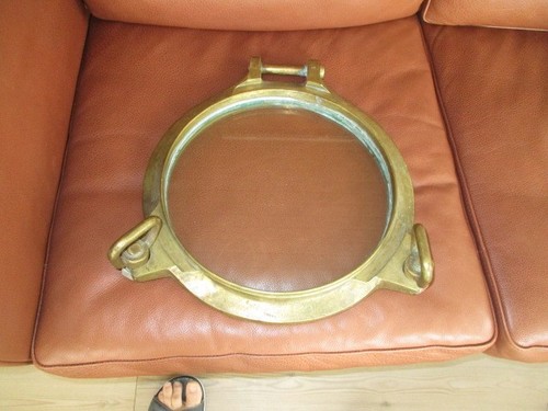 Großes altes bullauge messing - großes,
