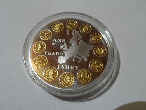 Medaille jahre euro - medaille,10,