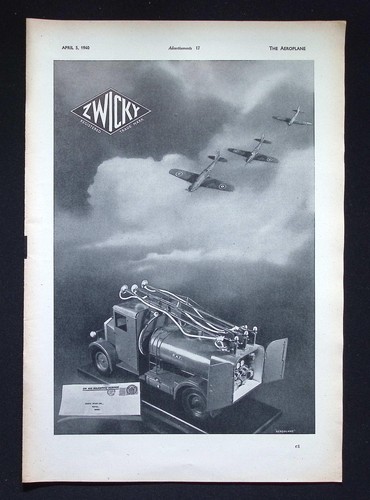 Original wwii reklame zwicky - wwii, reklame,