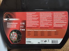 Schneeketten 15 bis 18 Zoll, Details im Text, 1 x benutzt