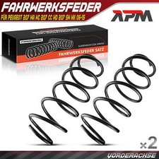 2x Federn Fahrwerksfeder Vorne für Peugeot 207 WA WC 207 CC WD 207 SW WK 06-15
