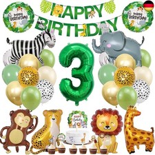 Dschungel Deko 3 Geburtstag