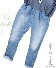 LAGENLOOK Jogpants Leggins Jeggins Hose jeans-blau XL XXL XXXL 44 46 48 50 52 54