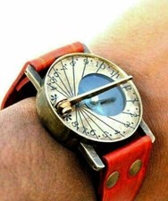 Kompass Armbanduhr Messing