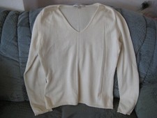 Damenpullover,Gr.44,Elfenbein, Maria Di Ripabianca,Made in Italy, 100%Kaschmir