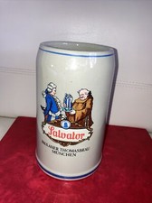 Alter Bierkrug - Masskrug - Salvator Paulaner Thomasbräu München - 1,0 L, Rar