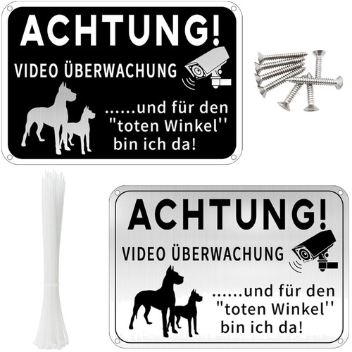 Warnschild hund - warnschild,