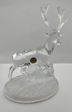 Cristal d'Arques Hirsch Bleikristall Figur Frankreich 24% Lead Crystal Kristall
