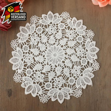 6er Set Spitzendeckchen rund