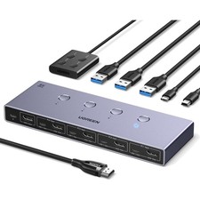 HDMI Switch 4x1 KVM 8K 60Hz