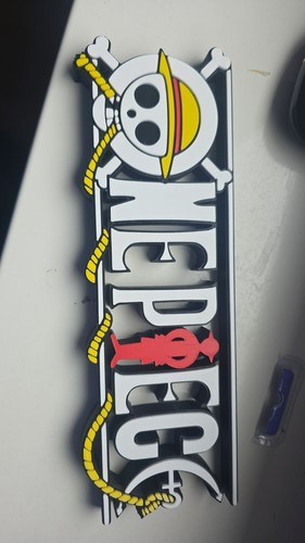 Onepiece gedrukte logo - , 3d